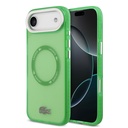 Apple iPhone 17 Air Uyumlu Kılıf Lacoste Orjinal Lisanslı M-safe Şarj Özellikli İkonik Timsah Logolu Buzlu Kapak