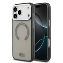 Apple iPhone 17 Pro Max Uyumlu Kılıf Lacoste Orjinal Lisanslı M-safe Şarj Özellikli İkonik Timsah Logolu Buzlu Kapak