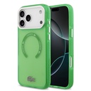 Apple iPhone 17 Pro Max Uyumlu Kılıf Lacoste Orjinal Lisanslı M-safe Şarj Özellikli İkonik Timsah Logolu Buzlu Kapak