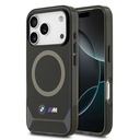 Apple iPhone 17 Pro Uyumlu Kılıf BMW Orjinal Lisanslı M-safe Şarj Özellikli Metal Buton Tasarımlı IML Baskılı M Dizayn Kapak