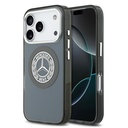 Apple iPhone 17 Pro Uyumlu Kılıf Mercedes Benz Orjinal Lisanslı M-safe Şarj Özellikli Çift Katmanlı PC Nostaljik Yıldız Dizayn Kapak