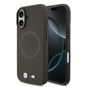 Apple iPhone 17 Uyumlu Kılıf BMW Orjinal Lisanslı M-safe Şarj Özellikli Metal Logolu Delikli M Dizayn Deri Kapak