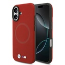 Apple iPhone 17 Uyumlu Kılıf BMW Orjinal Lisanslı M-safe Şarj Özellikli Metal Logolu Delikli M Dizayn Deri Kapak