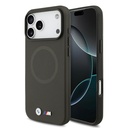 Apple iPhone 17 Pro Max Uyumlu Kılıf BMW Orjinal Lisanslı M-safe Şarj Özellikli Metal Logolu Delikli M Dizayn Deri Kapak