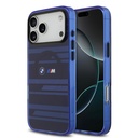 Apple iPhone 17 Pro Max Uyumlu Kılıf BMW Orjinal Lisanslı M-safe Şarj Özellikli Metal Kamera Butonlu Yatay Şeritli M Dizayn Kapak
