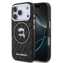 Apple iPhone 17 Pro Max Uyumlu Kılıf Karl Lagerfeld Orjinal Lisanslı IML Baskılı KL Heads Kapak
