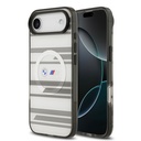 Apple iPhone 17 Air Uyumlu Kılıf BMW Orjinal Lisanslı M-safe Şarj Özellikli Metal Kamera Butonlu Yatay Şeritli M Dizayn Kapak