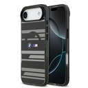 Apple iPhone 17 Air Uyumlu Kılıf BMW Orjinal Lisanslı M-safe Şarj Özellikli Metal Kamera Butonlu Yatay Şeritli M Dizayn Kapak