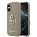 Apple iPhone 17 Uyumlu Kılıf Guess Orjinal Lisanslı Grained Yazı Logolu Kapak