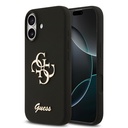 Apple iPhone 17 Uyumlu Kılıf Guess Orjinal Lisanslı Grained Yazı Logolu Kapak