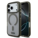 Apple iPhone 17 Pro Uyumlu Kılıf TUMI Orjinal Lisanslı M-safe Şarj Özellikli Buzlu Transparan Kapak