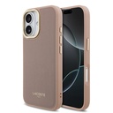 Apple iPhone 17 Uyumlu Kılıf Lacoste Orjinal Lisanslı M-safe Şarj Özellikli Champs Elysees PU Deri Tasarımlı Kapak