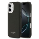 Apple iPhone 17 Uyumlu Kılıf Lacoste Orjinal Lisanslı M-safe Şarj Özellikli Champs Elysees PU Deri Tasarımlı Kapak