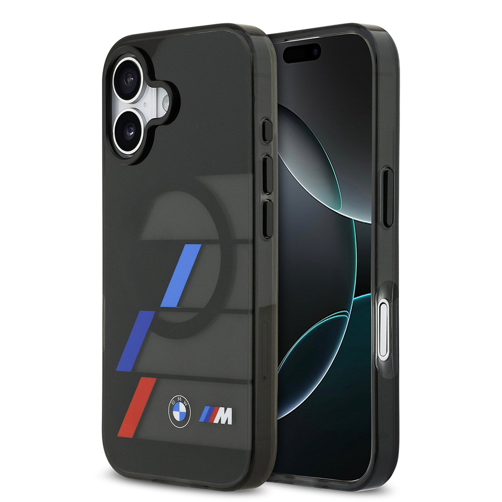 [RNZ-TA126154] Apple iPhone 17 Uyumlu Kılıf BMW Orjinal Lisanslı M-safe Şarj Özellikli IML Baskılı Üç Renkli M Dizayn Kapak