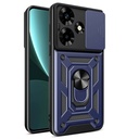 Infinix Hot 30 Uyumlu Kılıf Magnetik Standlı Kamera Korumalı Zore Sürgülü Vega Kapak
