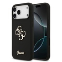 Apple iPhone 17 Pro Max Uyumlu Kılıf Guess Orjinal Lisanslı Grained Yazı Logolu Kapak