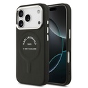 Apple iPhone 17 Pro Max Uyumlu Kılıf Karl Lagerfeld Orjinal Lisanslı M-safe Şarj Özellikli Metal Kamera ve Buton Tasarımlı Paris RSG PU Deri Kapak