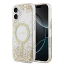 Apple iPhone 17 Uyumlu Kılıf Guess Orjinal Lisanslı M-safe Şarj Özellikli Transparan Resin Bottom Kapak
