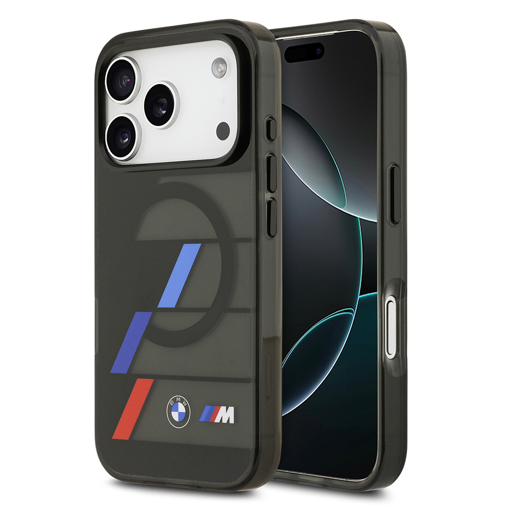 Apple iPhone 17 Pro Uyumlu Kılıf BMW Orjinal Lisanslı M-safe Şarj Özellikli IML Baskılı Üç Renkli M Dizayn Kapak