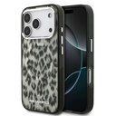 Apple iPhone 17 Pro Uyumlu Kılıf Karl Lagerfeld Orjinal Lisanslı M-safe Şarj Özellikli IML Leopar Baskılı Kapak