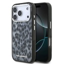 Apple iPhone 17 Pro Uyumlu Kılıf Karl Lagerfeld Orjinal Lisanslı M-safe Şarj Özellikli IML Leopar Baskılı Kapak