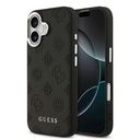 Apple iPhone 17 Uyumlu Kılıf Guess Orjinal Lisanslı M-safe Şarj Özellikli Sıcak Baskılı Klasik Yazı Logolu PU Deri Peony Kapak