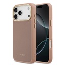 Apple iPhone 17 Pro Max Uyumlu Kılıf Lacoste Orjinal Lisanslı M-safe Şarj Özellikli Champs Elysees PU Deri Tasarımlı Kapak