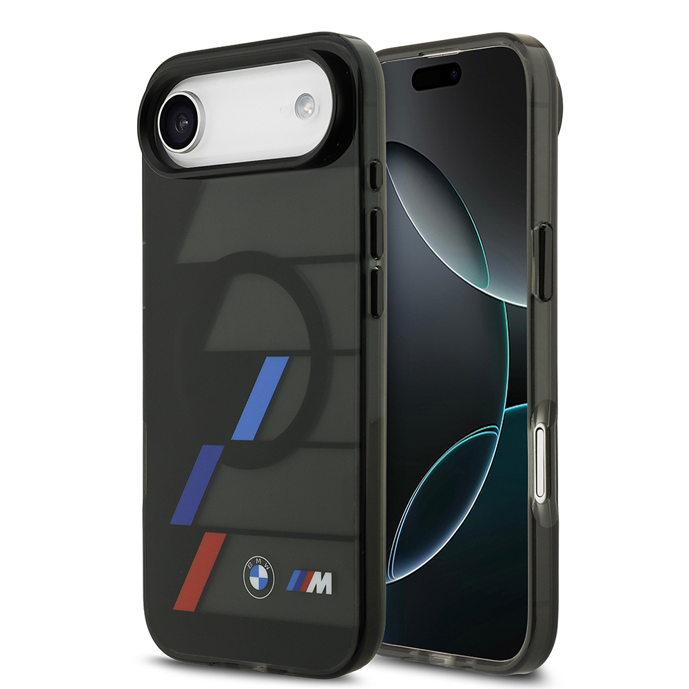 Apple iPhone 17 Air Uyumlu Kılıf BMW Orjinal Lisanslı M-safe Şarj Özellikli IML Baskılı Üç Renkli M Dizayn Kapak