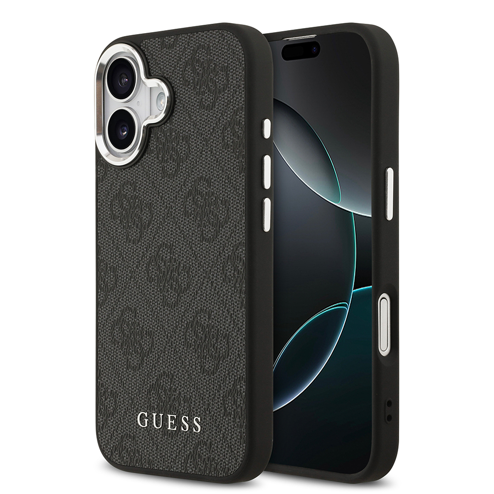 Apple iPhone 17 Uyumlu Kılıf Guess Orjinal Lisanslı M-safe Şarj Özellikli 4G Klasik Yazı Logolu Kapak