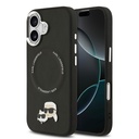 Apple iPhone 17 Uyumlu Kılıf Karl Lagerfeld Orjinal Lisanslı M-safe Şarj Özellikli Metal Kamera ve Buton Tasarımlı K&C PU Deri Kapak