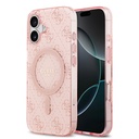 Apple iPhone 17 Uyumlu Kılıf Guess Orjinal Lisanslı M-safe Şarj Özellikli IML Baskılı Klasik Logolu 4G Desenli Kapak