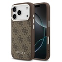 Apple iPhone 17 Pro Uyumlu Kılıf Guess Orjinal Lisanslı M-safe Şarj Özellikli 4G Klasik Yazı Logolu Kapak