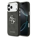 Apple iPhone 17 Pro Max Uyumlu Kılıf Guess Orjinal Lisanslı Gümüş Metal Kamera Çerçeveli 4G Desenli Metal Büyük 4G ve Yazı Logolu Kapak