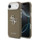 Apple iPhone 17 Air Uyumlu Kılıf Guess Orjinal Lisanslı Grained 4G Metal Büyük Logolu Kapak