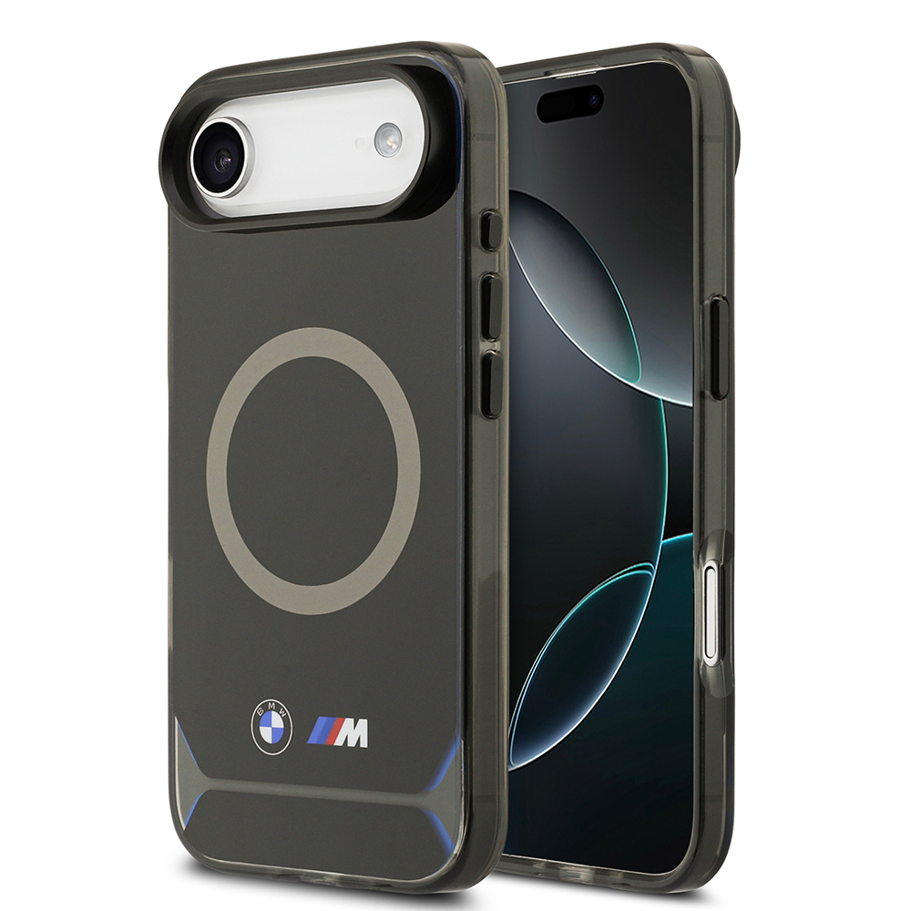 Apple iPhone 17 Air Uyumlu Kılıf BMW Orjinal Lisanslı M-safe Şarj Özellikli Metal Buton Tasarımlı IML Baskılı M Dizayn Kapak
