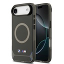Apple iPhone 17 Air Uyumlu Kılıf BMW Orjinal Lisanslı M-safe Şarj Özellikli Metal Buton Tasarımlı IML Baskılı M Dizayn Kapak