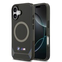 Apple iPhone 17 Uyumlu Kılıf BMW Orjinal Lisanslı M-safe Şarj Özellikli Metal Buton Tasarımlı IML Baskılı M Dizayn Kapak