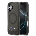 Apple iPhone 17 Uyumlu Kılıf BMW Orjinal Lisanslı M-safe Şarj Özellikli Metal Buton Tasarımlı Tranparan M Dizayn Kapak