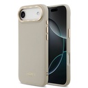 Apple iPhone 17 Air Uyumlu Kılıf Lacoste Orjinal Lisanslı M-safe Şarj Özellikli Champs Elysees PU Deri Tasarımlı Kapak