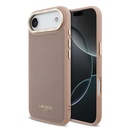 Apple iPhone 17 Air Uyumlu Kılıf Lacoste Orjinal Lisanslı M-safe Şarj Özellikli Champs Elysees PU Deri Tasarımlı Kapak