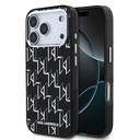 Apple iPhone 17 Pro Uyumlu Kılıf Orjinal Lisanslı M-safe Şarj Özellikli Karl Lagerfeld IML Baskılı Monogram Dizayn Kapak