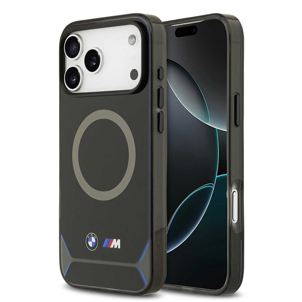 Apple iPhone 17 Pro Max Uyumlu Kılıf BMW Orjinal Lisanslı M-safe Şarj Özellikli Metal Buton Tasarımlı IML Baskılı M Dizayn Kapak