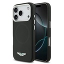 Apple iPhone 17 Pro Uyumlu Kılıf Aston Martin Orjinal Lisanslı M-safe Şarj Özellikli Metal Logolu PU Deri Kapak
