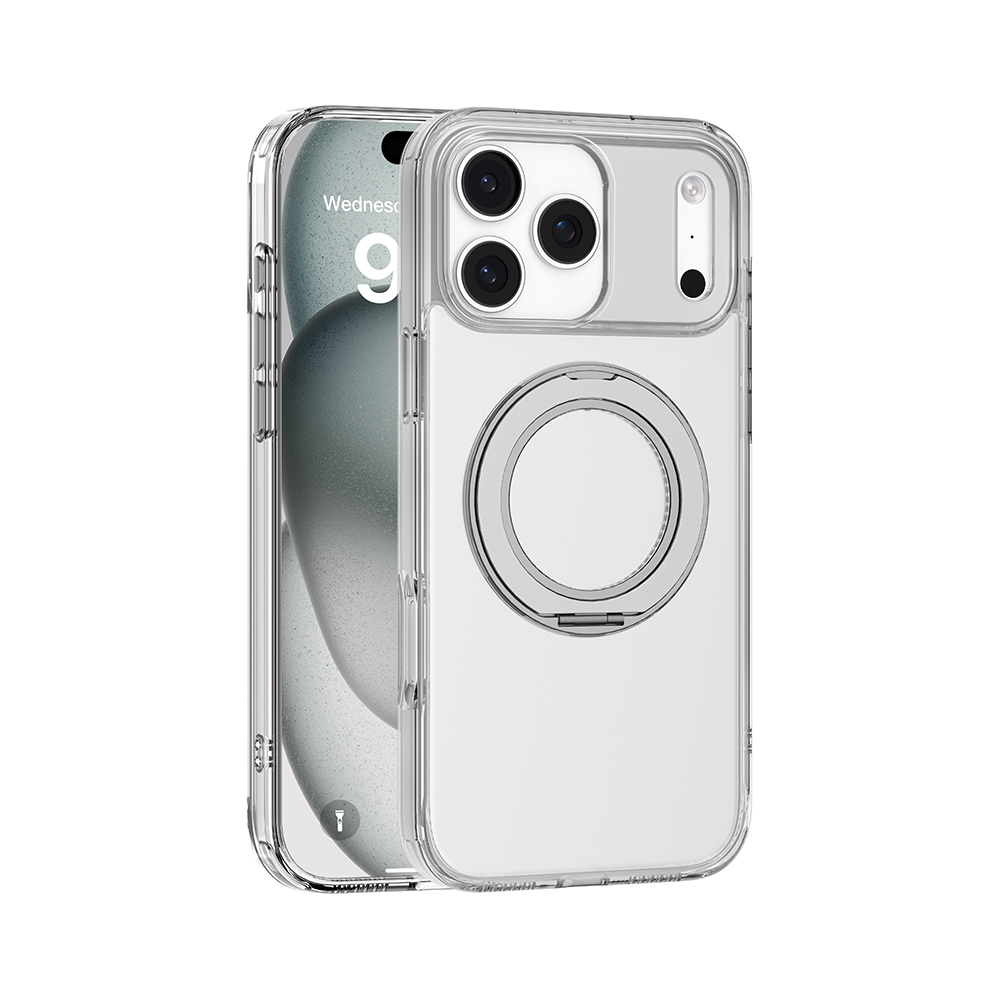 [RNZ-TA125642] Apple iPhone 17 Pro Uyumlu Kılıf M-safe Şarj Özellikli Standlı Airbag Tasarımlı Mutural Fresh Serisi Kapak
