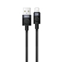 Recci RS50L USB-A to Lightning Örgü Tasarımlı Hızlı Şarj Özellikli Data ve Şarj Kablosu 1M