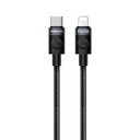 Recci RS50CL Type-C to Lightning PD Örgü Tasarımlı Hızlı Şarj Özellikli Data ve Şarj Kablosu 30W 1M