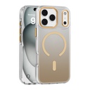 Apple iPhone 17 Pro Max Uyumlu Kılıf M-safe Şarj Özellikli Sararmaya Karşı Dayanıklı Mutural Icesense Serisi Kapak