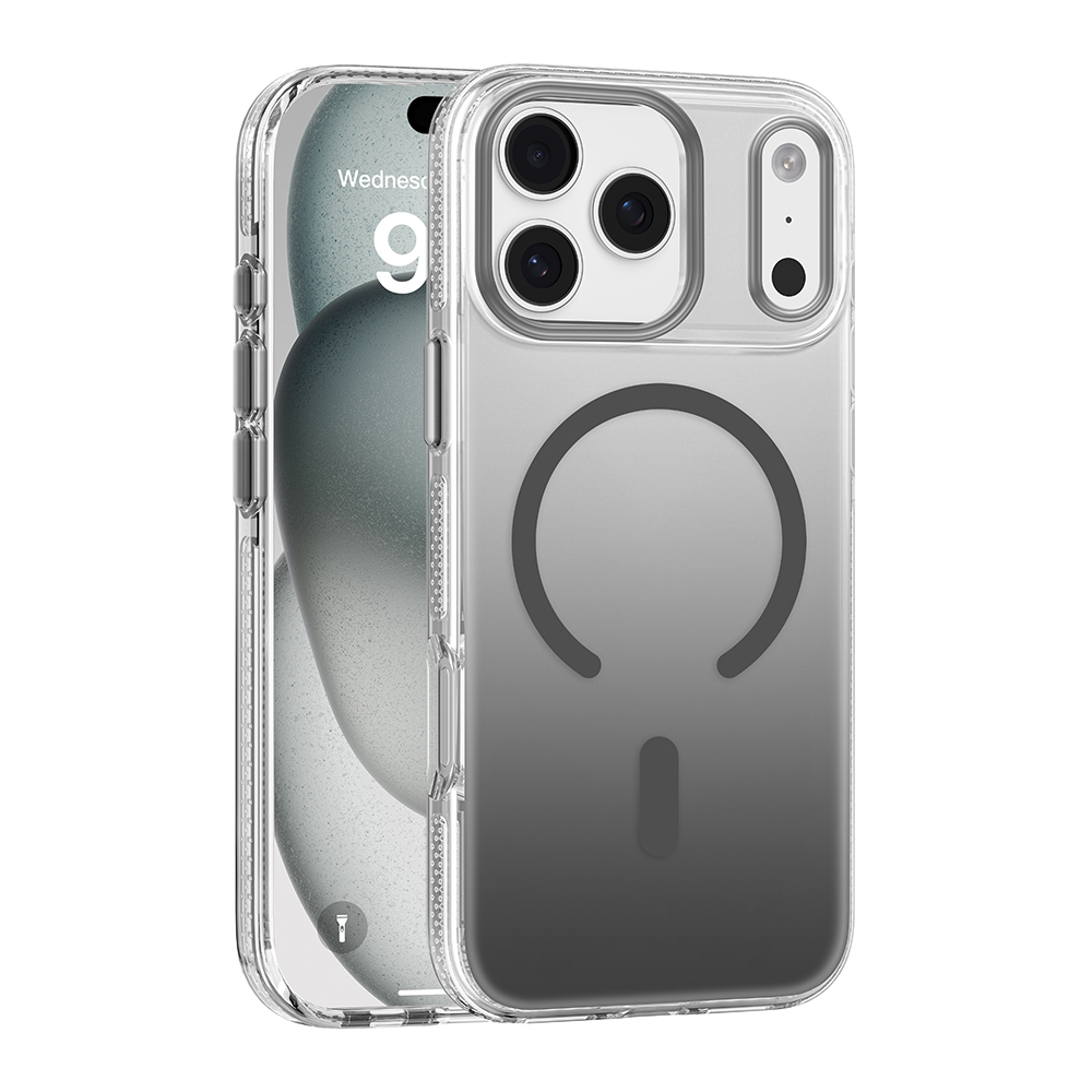 Apple iPhone 17 Pro Max Uyumlu Kılıf M-safe Şarj Özellikli Sararmaya Karşı Dayanıklı Mutural Icesense Serisi Kapak