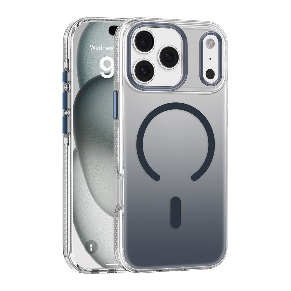 Apple iPhone 17 Pro Max Uyumlu Kılıf M-safe Şarj Özellikli Sararmaya Karşı Dayanıklı Mutural Icesense Serisi Kapak