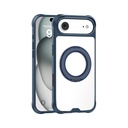 Apple iPhone 17 Air Uyumlu Kılıf M-safe Şarj Özellikli Parmak Ring Standlı Airbag Tasarımlı Mutural Obsidian Serisi Kapak